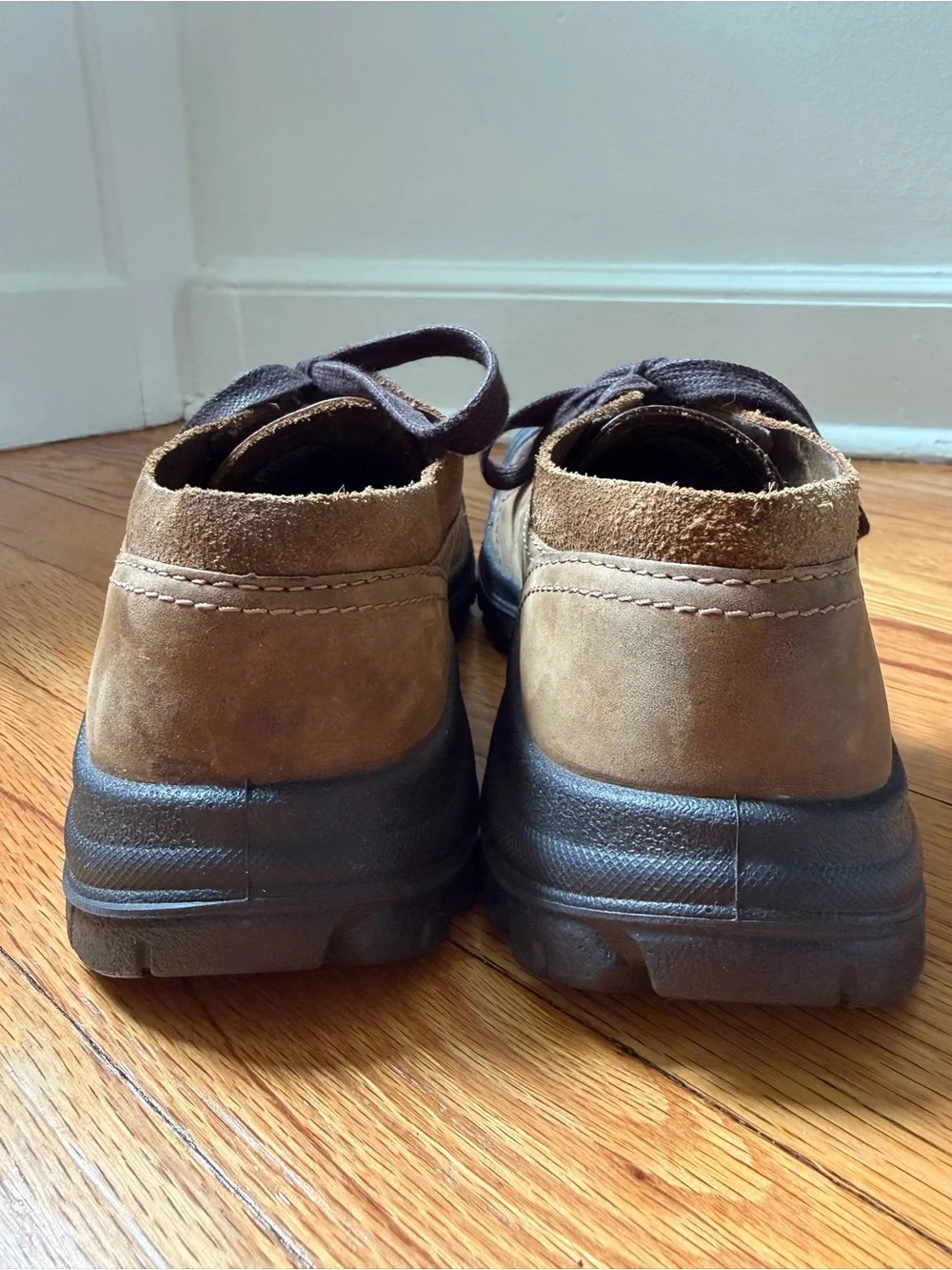 KEEN Men's Grayson Oxford Brown Leather Comfort Shoes Size 7